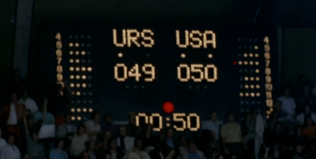 1972 Olympic Basketball Scorebard