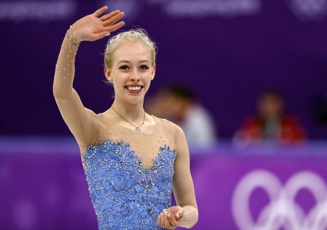 Bradie Tennell during the PyeongChang 2018 Winter Olympics