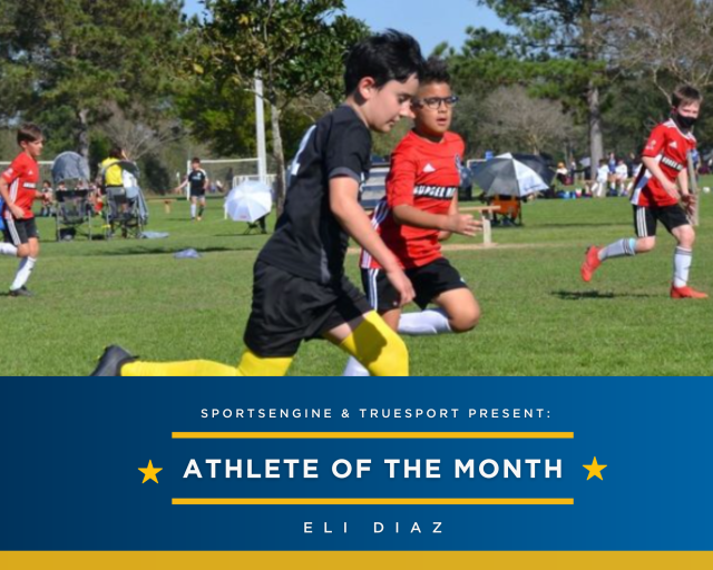 Eli Diaz, Athlete of the Month Header
