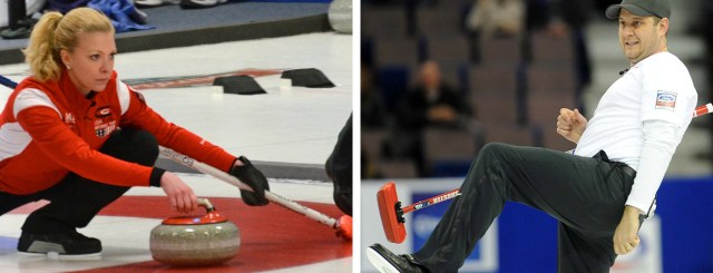 Curling athletes