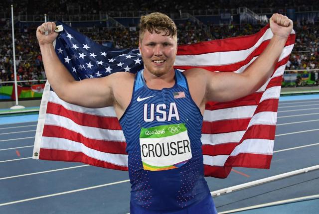 Ryan Crouser wins gold at the 2016 summer Olympics.