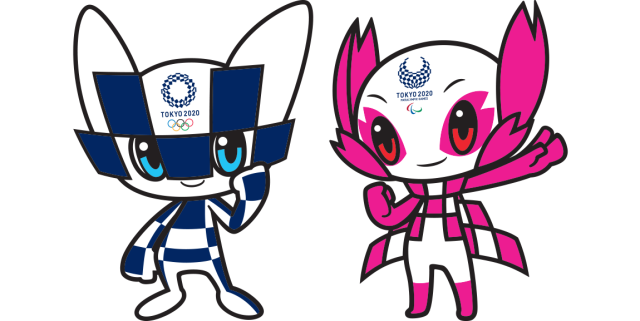 Illustration of the Tokyo 2020 Olympic Mascots: Maraitawa