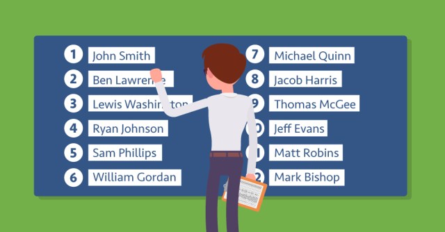 Illustration of recruiting board