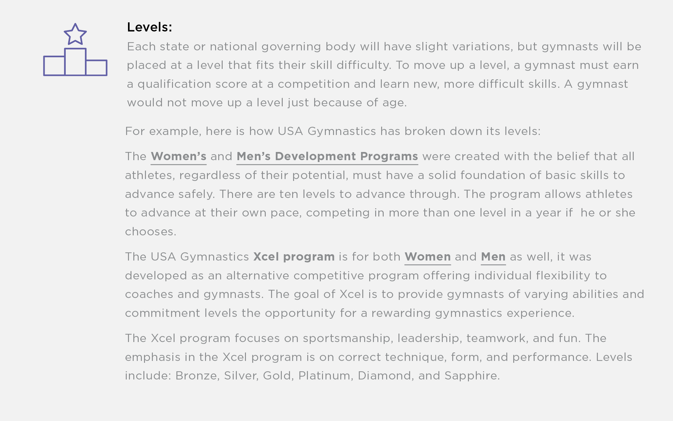 New to Gymnastics - Individual Scoring