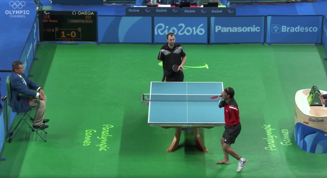 Paralympian Ibrahim Hamadtou Table Tennis