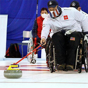 TrueSport Ambassador and paralympic wheelchair curler Steve Emt