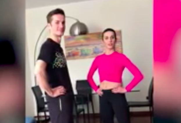 Valentina Marchei Couple Workout