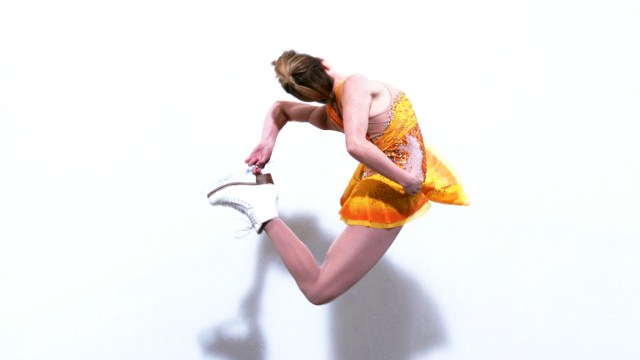 Figure Skater Jumping