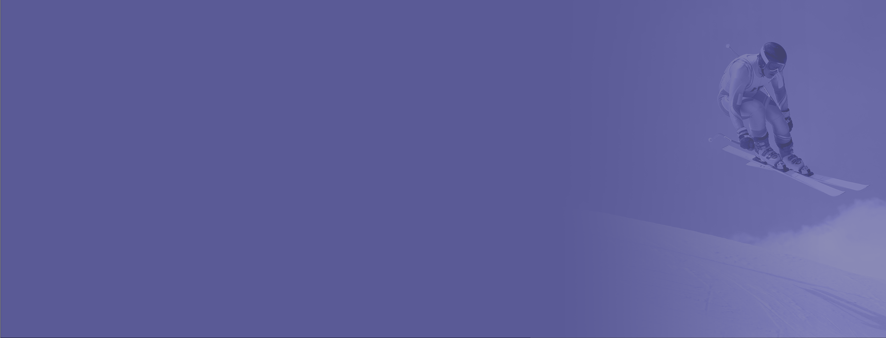 Alpine Skiing Sport Hero Background