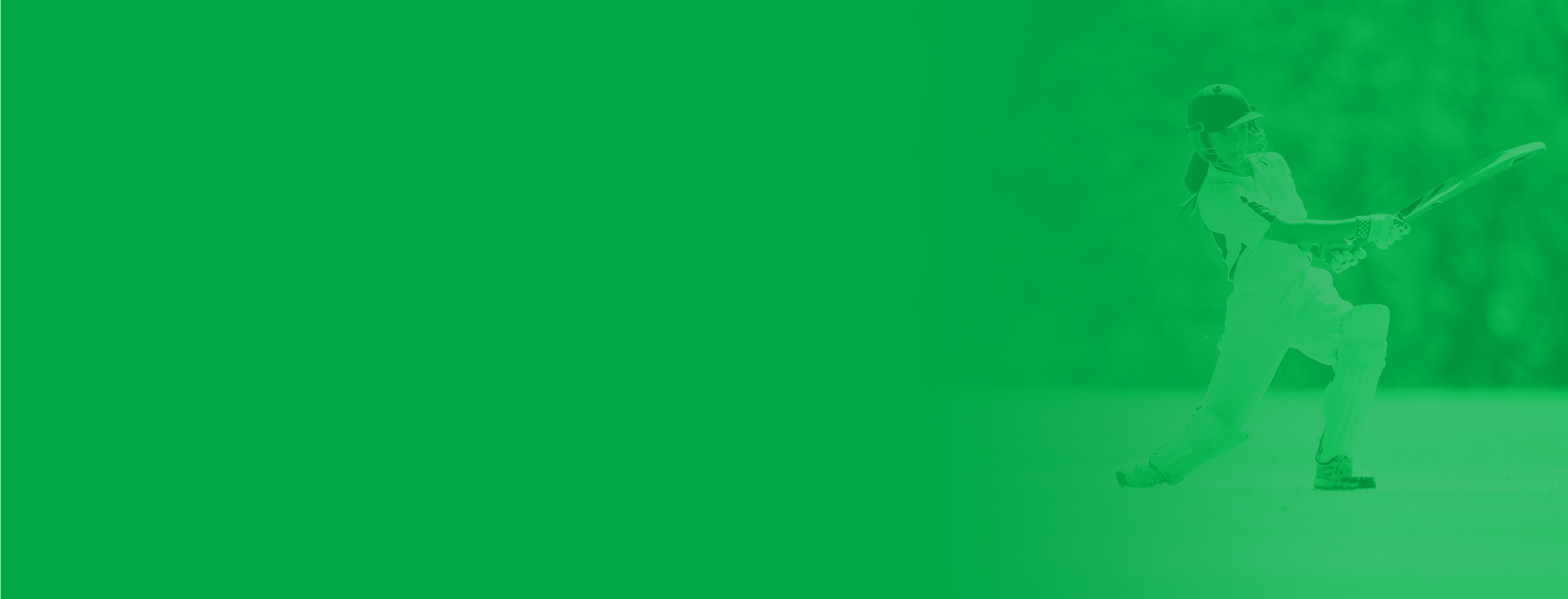 cricket player green background