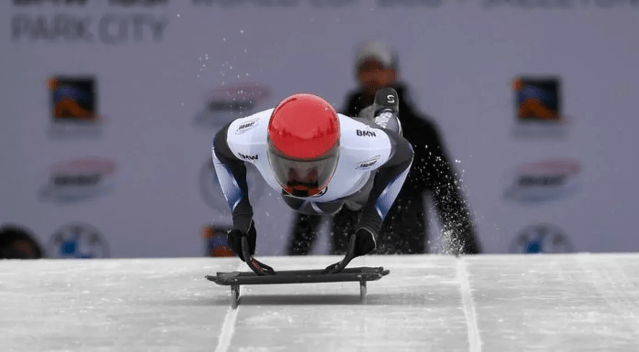 Hallie Clarke becomes youngest world champion in skeleton after switch from USA