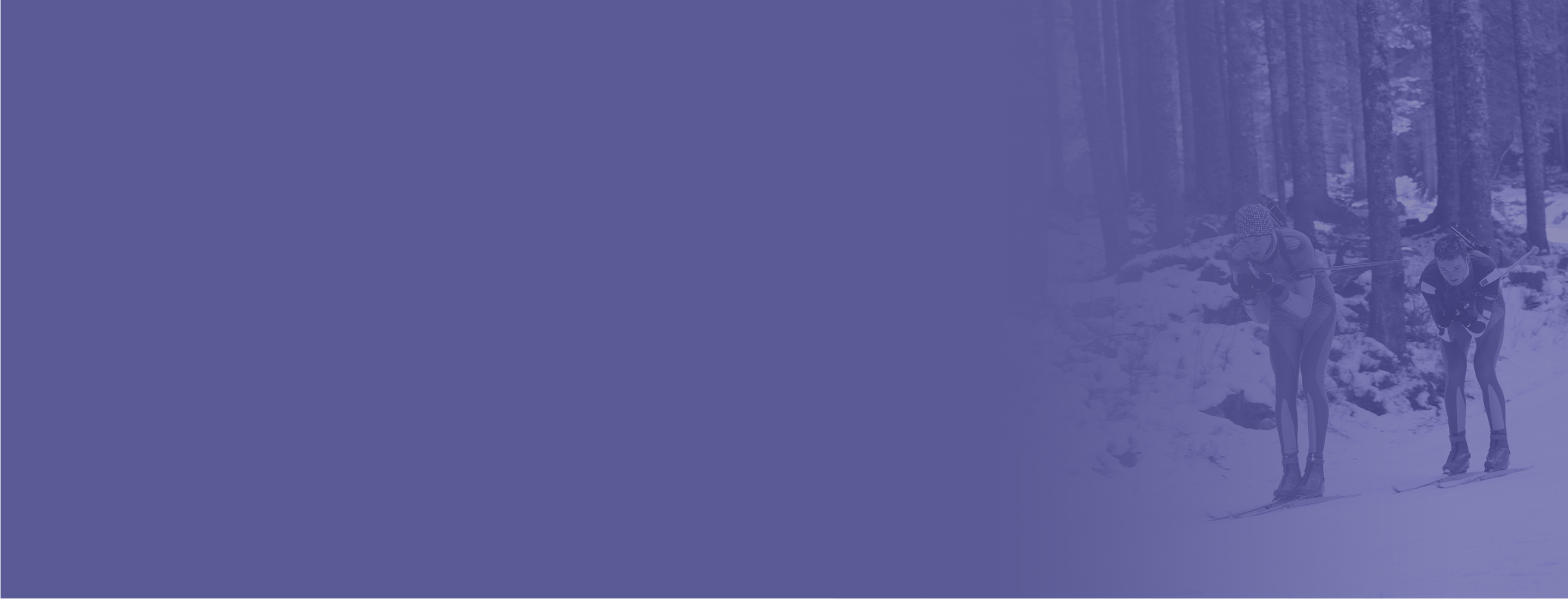 Purple background nordic skiing