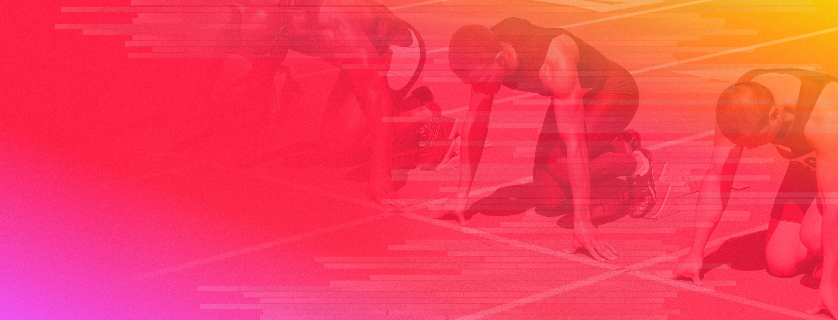 Track Runners Ready Position