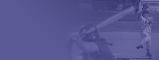 Softball Player hitting the ball