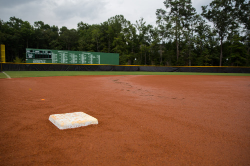 Baseball base and field