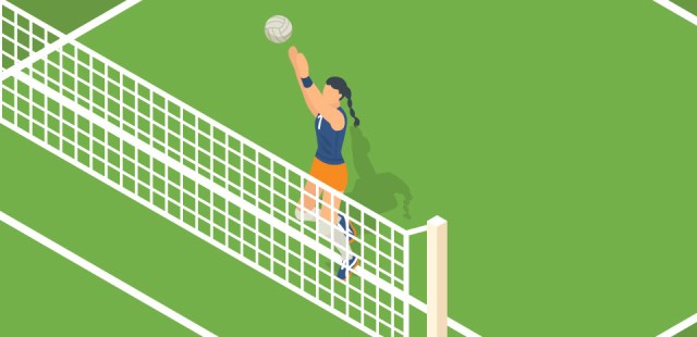 Volleyball illustration photo